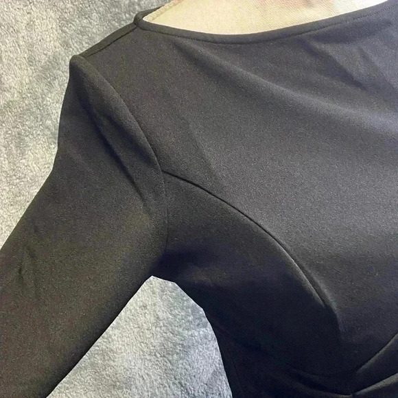 AISIZE Women's Retro Ruched Elegant Business Pencil‎ Sheath Dress size Small - Picture 5 of 11